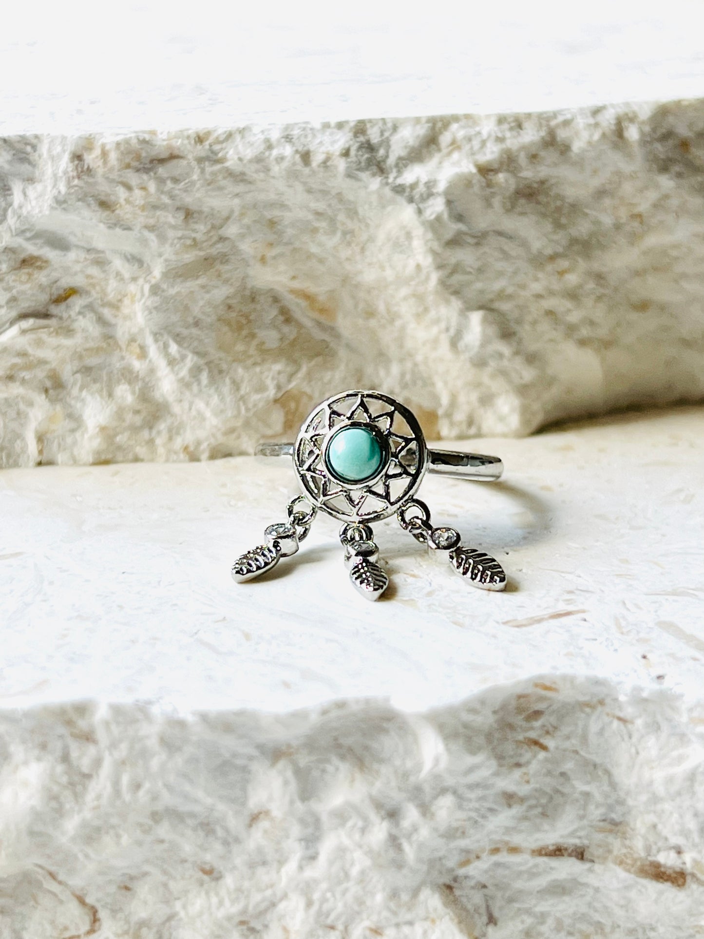 Adjustable Dream Catcher Ring